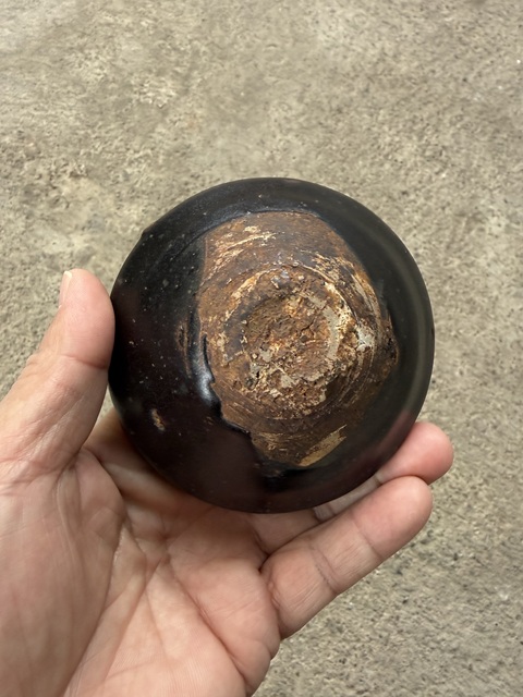 古玩陶瓷福清窯黑釉茶盞真品鑒賞圖