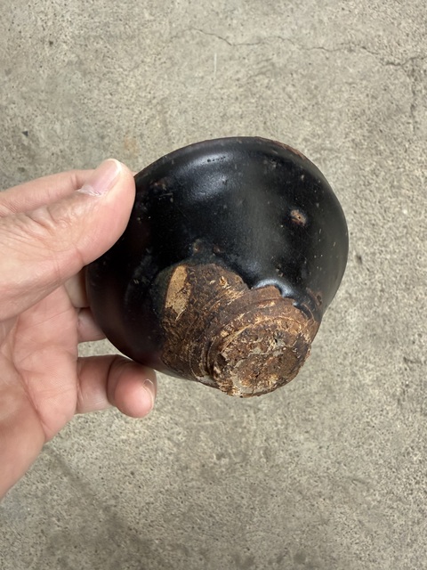 古玩陶瓷福清窯黑釉茶盞真品鑒賞圖