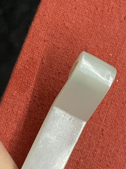 古玩玉器和田玉雕“團壽紋發簪”真品鑒賞圖