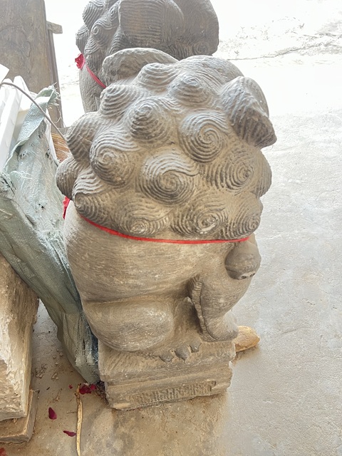 古玩雜項石獅子真品鑒賞圖