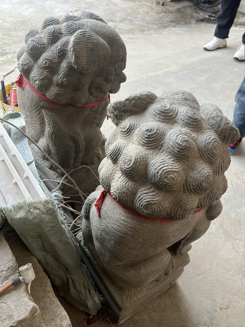 古玩雜項石獅子真品鑒賞圖