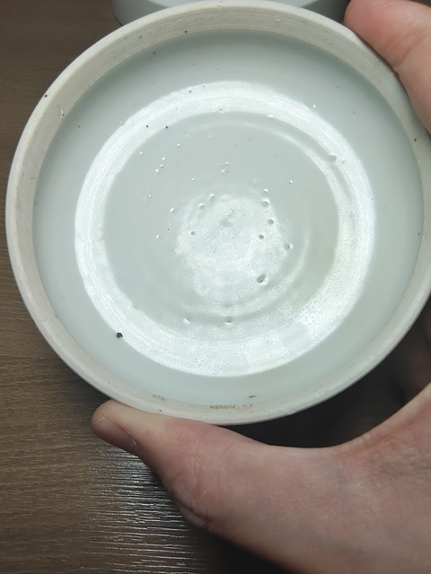 古玩陶瓷五彩印泥盒真品鑒賞圖