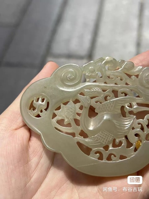 古玩玉器玉鎖佩真品鑒賞圖