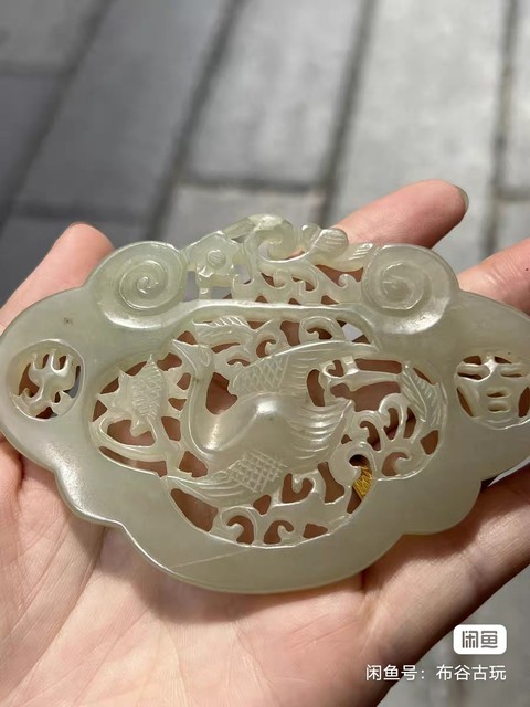 古玩玉器玉鎖佩真品鑒賞圖