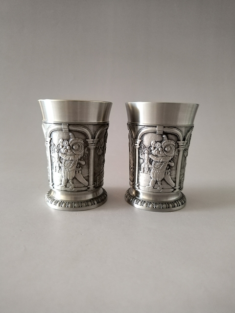 古玩雜項（輕奢高端茶具）錫茶杯拍賣，當前價格568元