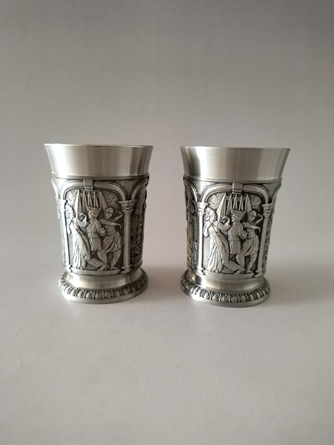 古玩雜項（輕奢高端茶具）錫茶杯拍賣，當前價格568元