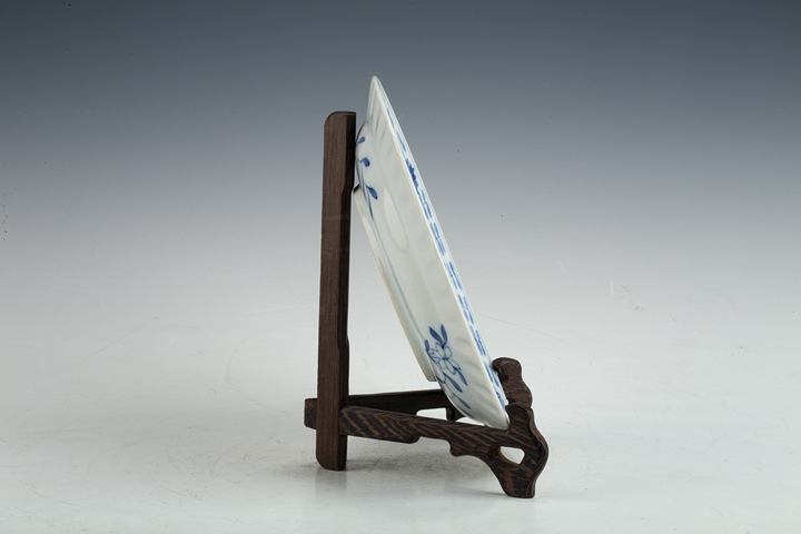 古玩陶瓷民國·青花魚蟹紋盤拍賣，當前價格2376元