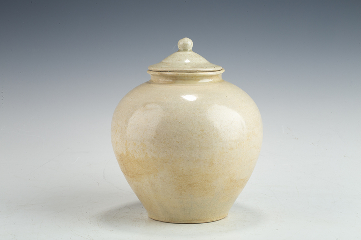 古玩陶瓷明以前·鞏縣窯白釉白釉萬年罐拍賣，當前價格3234元