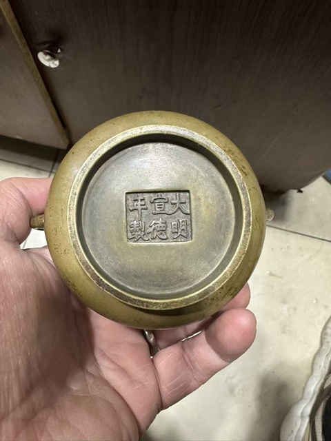 古玩銅器爐子拍賣，當前價格4000元