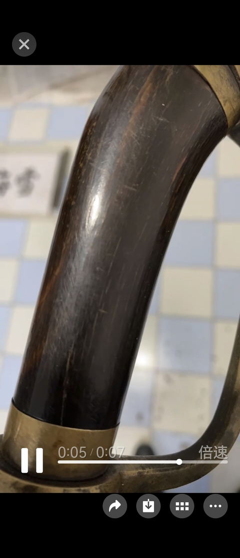 古玩雜項清代民間格斗刀具真品鑒賞圖