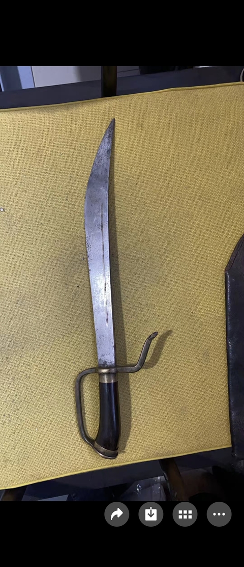 古玩雜項清代民間格斗刀具真品鑒賞圖