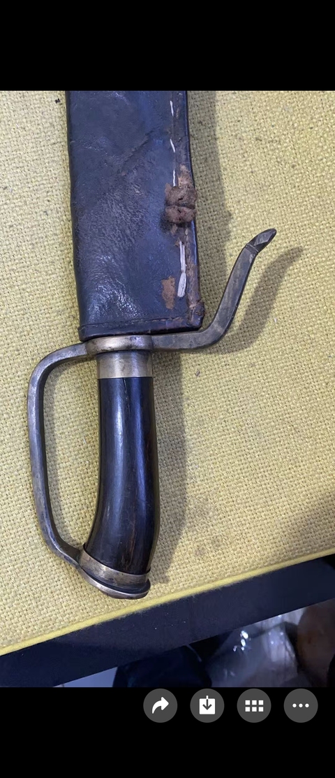 古玩雜項清代民間格斗刀具真品鑒賞圖