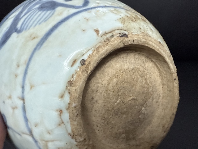 古玩陶瓷明代龍紋碗真品鑒賞圖