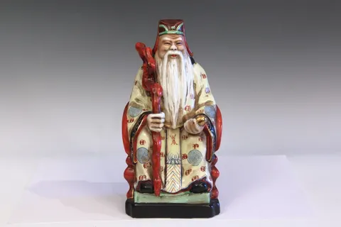 古玩陶瓷人物塑像真品鑒賞圖