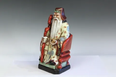 古玩陶瓷人物塑像真品鑒賞圖