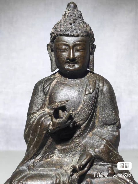 古玩銅器釋迦牟尼佛真品鑒賞圖