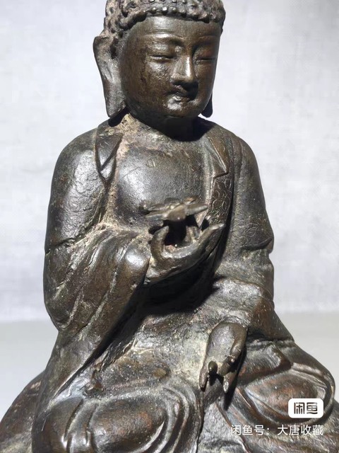 古玩銅器釋迦牟尼佛真品鑒賞圖