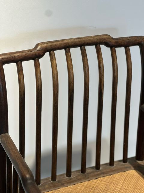 古玩雜項櫸木扶手椅三件套真品鑒賞圖