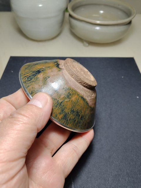 古玩陶瓷建窯兔毫盞真品鑒賞圖