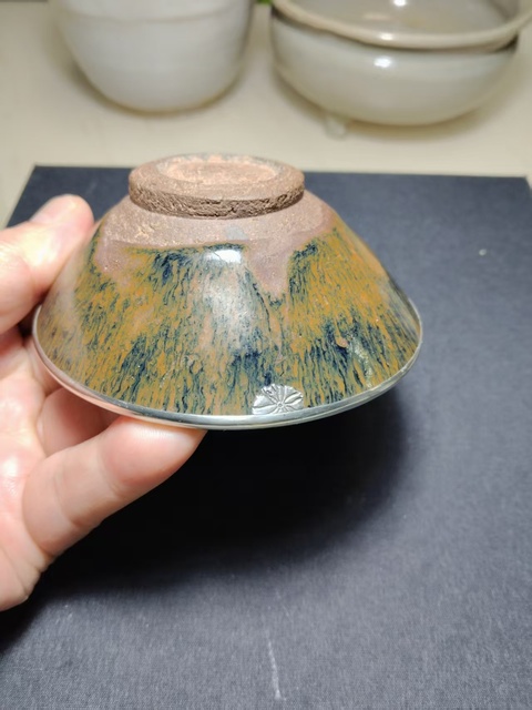 古玩陶瓷建窯兔毫盞真品鑒賞圖