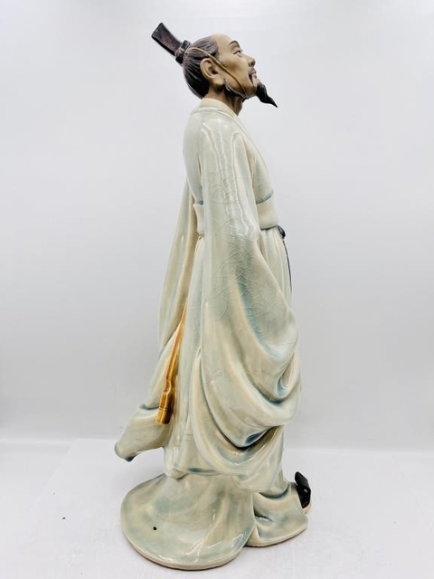 古玩陶瓷屈原造像真品鑒賞圖