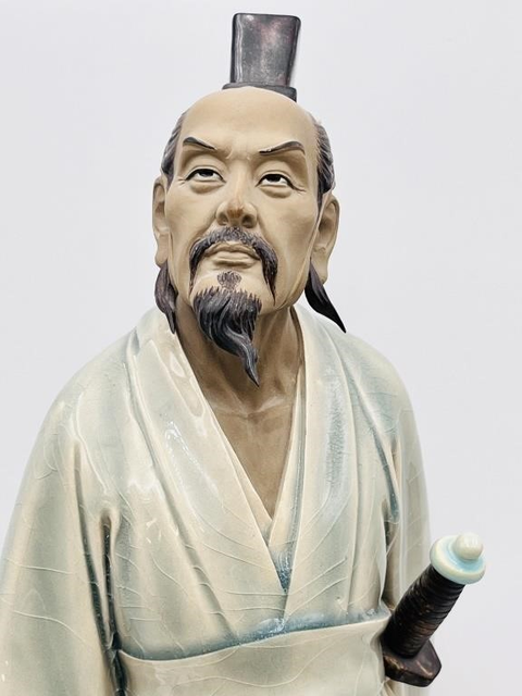 古玩陶瓷屈原造像真品鑒賞圖