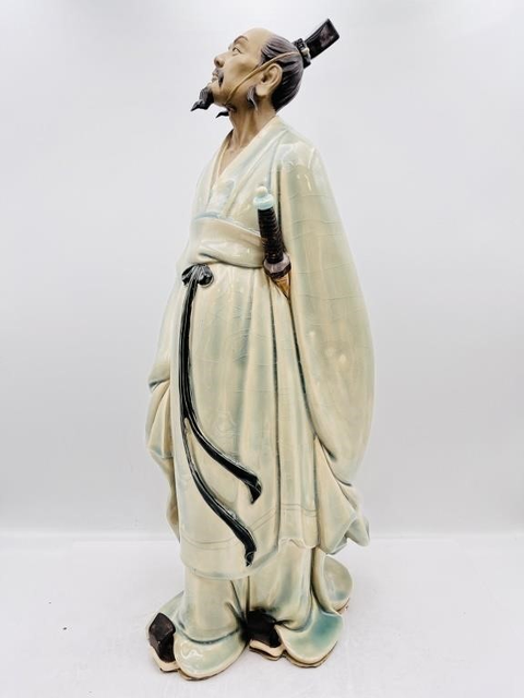 古玩陶瓷屈原造像真品鑒賞圖