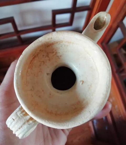 古玩陶瓷青白釉執壺真品鑒賞圖