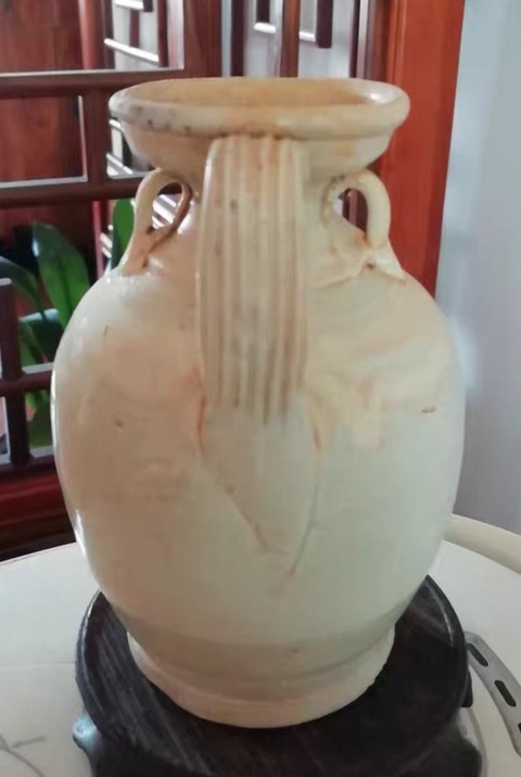 古玩陶瓷青白釉執壺真品鑒賞圖