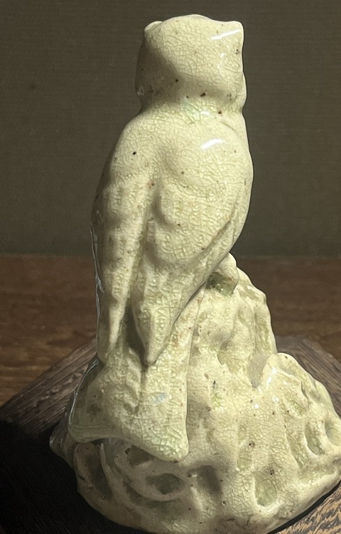 古玩陶瓷貓頭鷹真品鑒賞圖