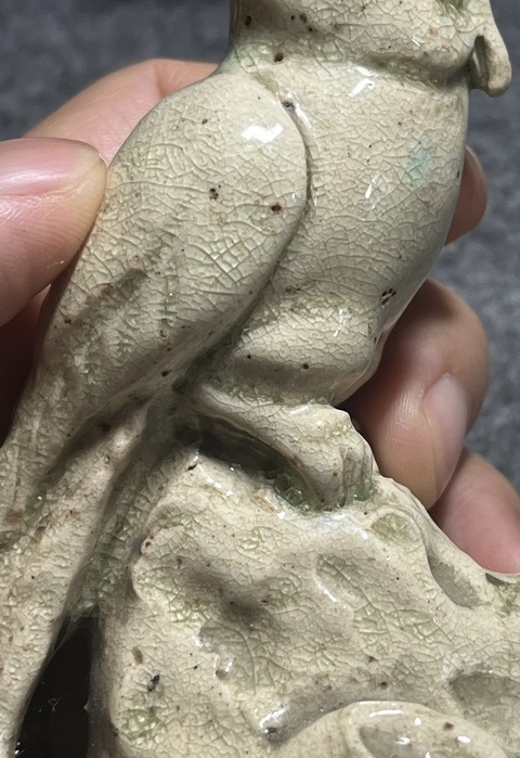 古玩陶瓷貓頭鷹真品鑒賞圖