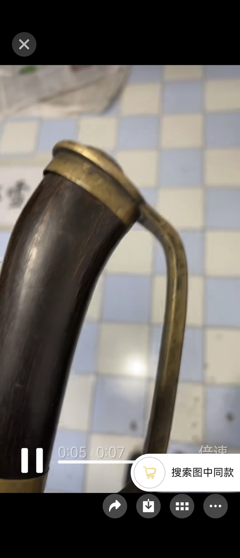 古玩雜項清代民間格斗刀具真品鑒賞圖