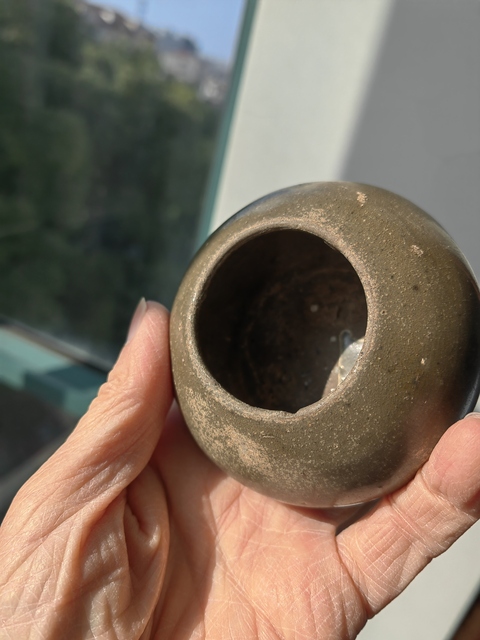 古玩陶瓷越窯青瓷水盂真品鑒賞圖