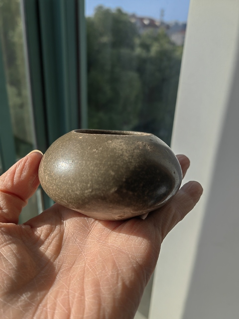 古玩陶瓷越窯青瓷水盂真品鑒賞圖