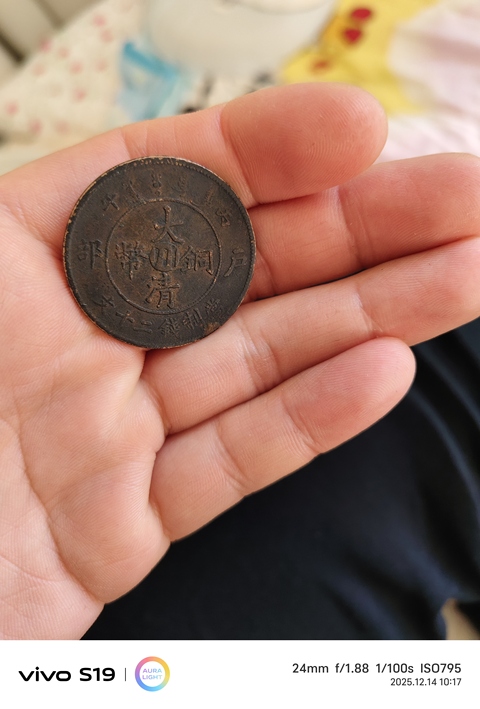 古玩錢幣大清銅幣真品鑒賞圖