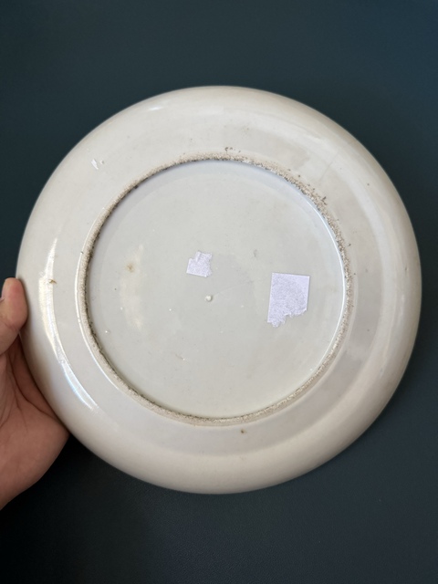 古玩陶瓷廣五彩人物盤(pán)真品鑒賞圖