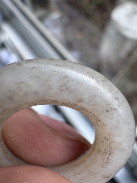 古玩玉器白玉環(huán)真品鑒賞圖