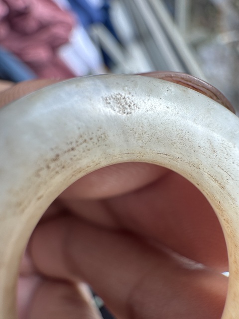 古玩玉器白玉環(huán)真品鑒賞圖