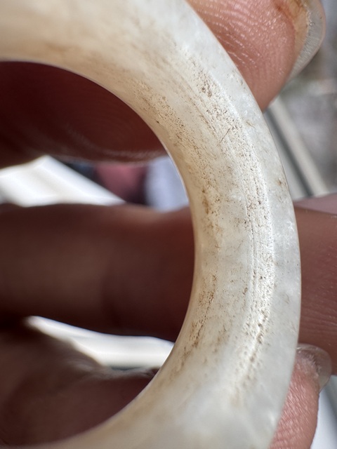 古玩玉器白玉環(huán)真品鑒賞圖