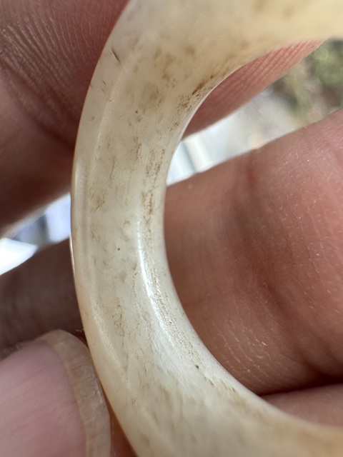 古玩玉器白玉環(huán)真品鑒賞圖