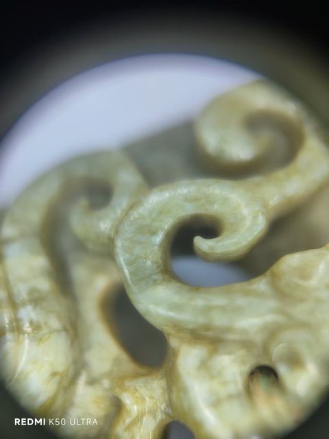 古玩玉器玉龍紋佩真品鑒賞圖