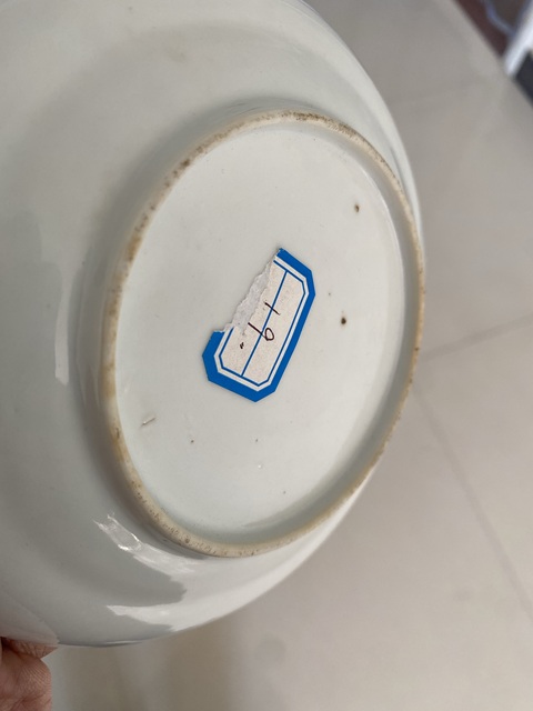 古玩陶瓷無雙譜人物盤真品鑒賞圖