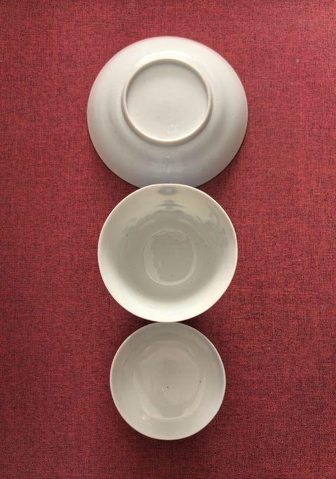 古玩陶瓷青花海屋添籌圖杯碟真品鑒賞圖