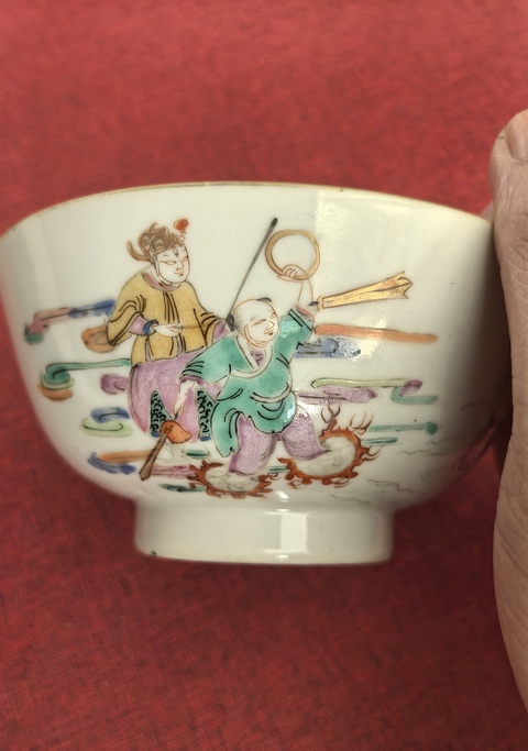 古玩陶瓷清同治粉彩水漫金山碗拍賣，當(dāng)前價格11888元