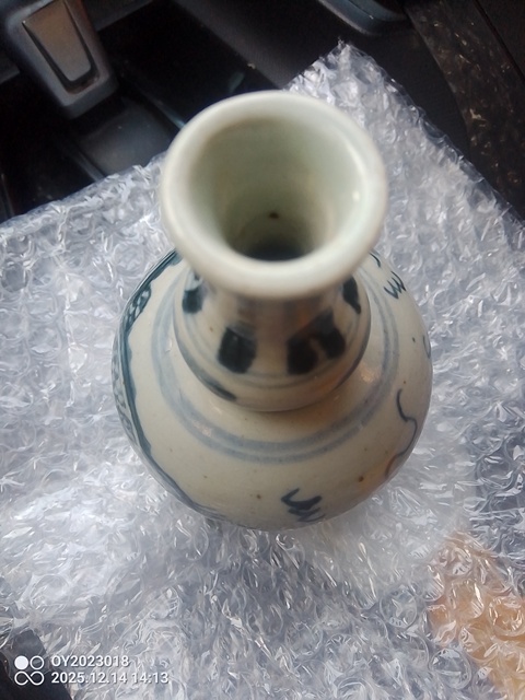 古玩陶瓷青花龍紋葫蘆瓶，平臺不允許估價真品鑒賞圖