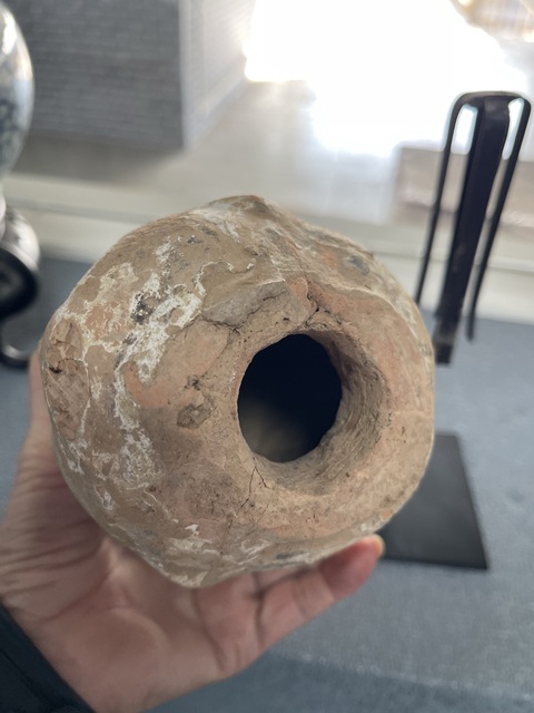 古玩陶瓷侍女陶俑頭真品鑒賞圖