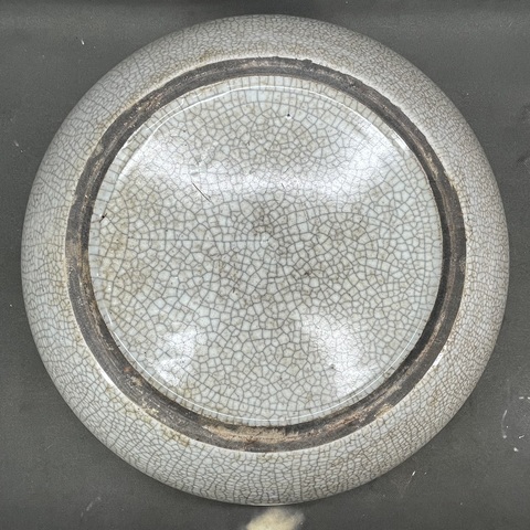 古玩陶瓷哥釉洗真品鑒賞圖