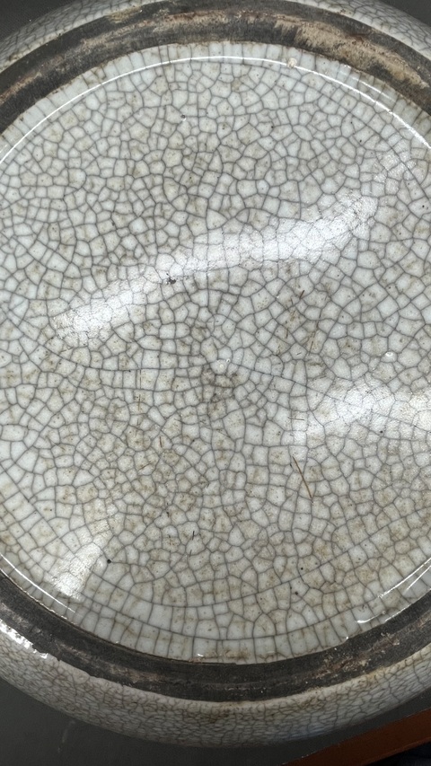 古玩陶瓷哥釉洗真品鑒賞圖