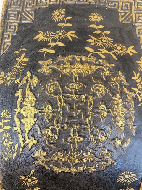 古玩陶瓷雙鋪首四方瓶真品鑒賞圖