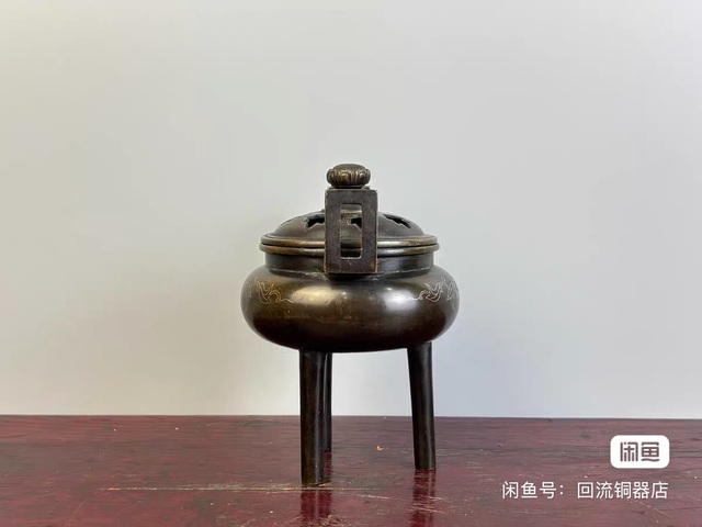 古玩銅器銅熏爐真品鑒賞圖